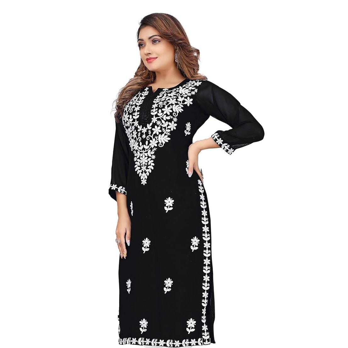 Ethnic Fashion Kurtis - 여성용 쿠르트 캐주얼 패션 드레스 긴