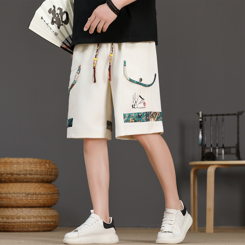 Urban Ethnic Fashion - 아이스 실크 남성 반바지 2025 신상
