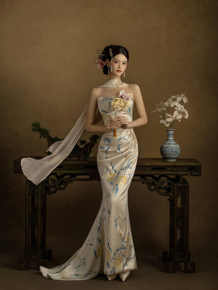 Ethnic Fashion Studio - 2026 신상 스튜디오 중국풍 웨딩드레스 인물