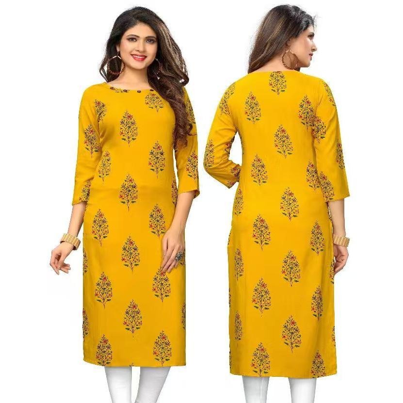 Ethnic Fashion Kurtis - 무슬림 쿠르트 여성 패션 편안한 민족