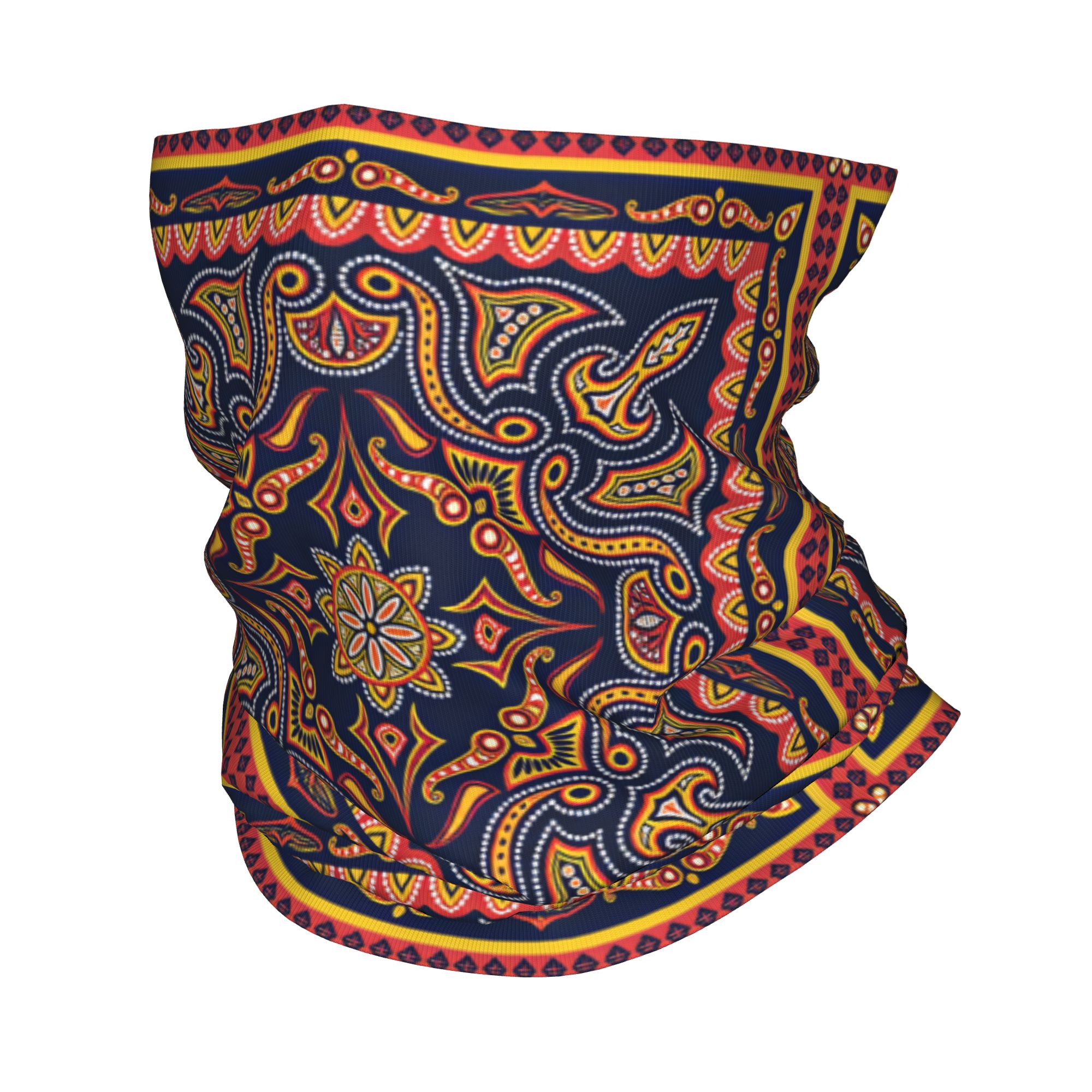 Ethnic Fashion Men - 에스닉 도트 트라이벌 페이즐리 발라클라바 하이킹