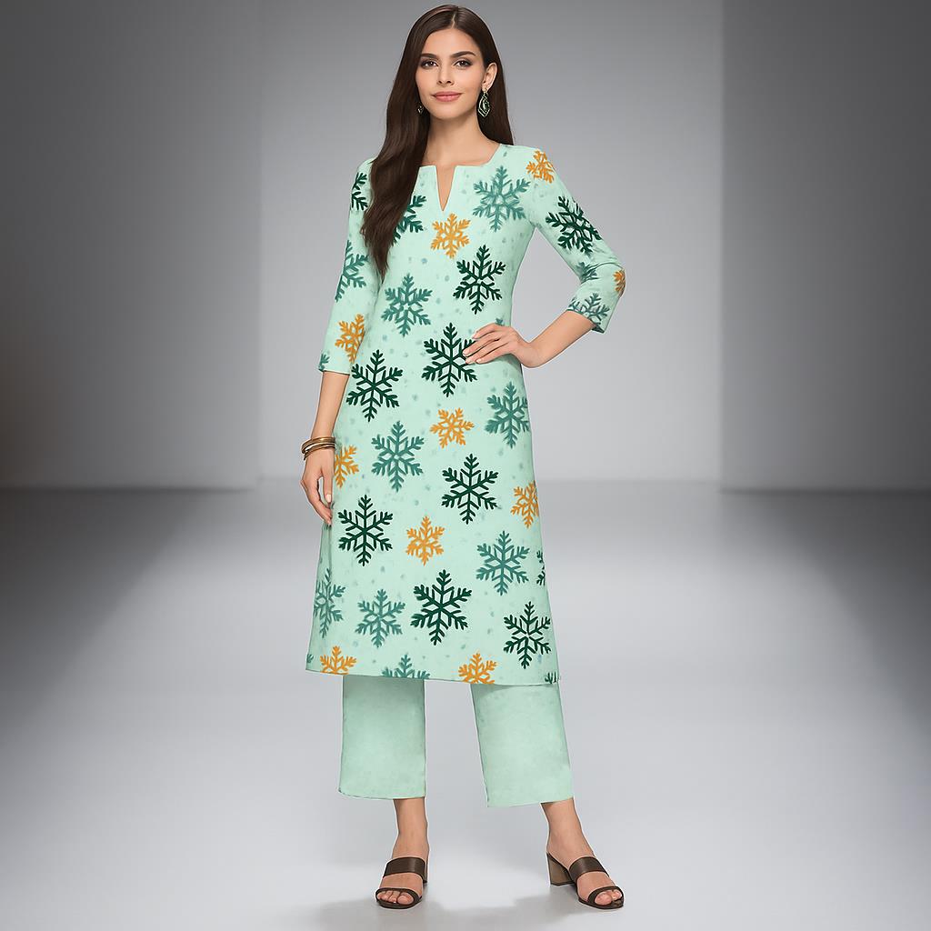무슬림 쿠르트 여성 캐주얼 패션 드레스 긴 소매 스트레 - Ethnic Fashion Kurtis 리뷰 및 가격