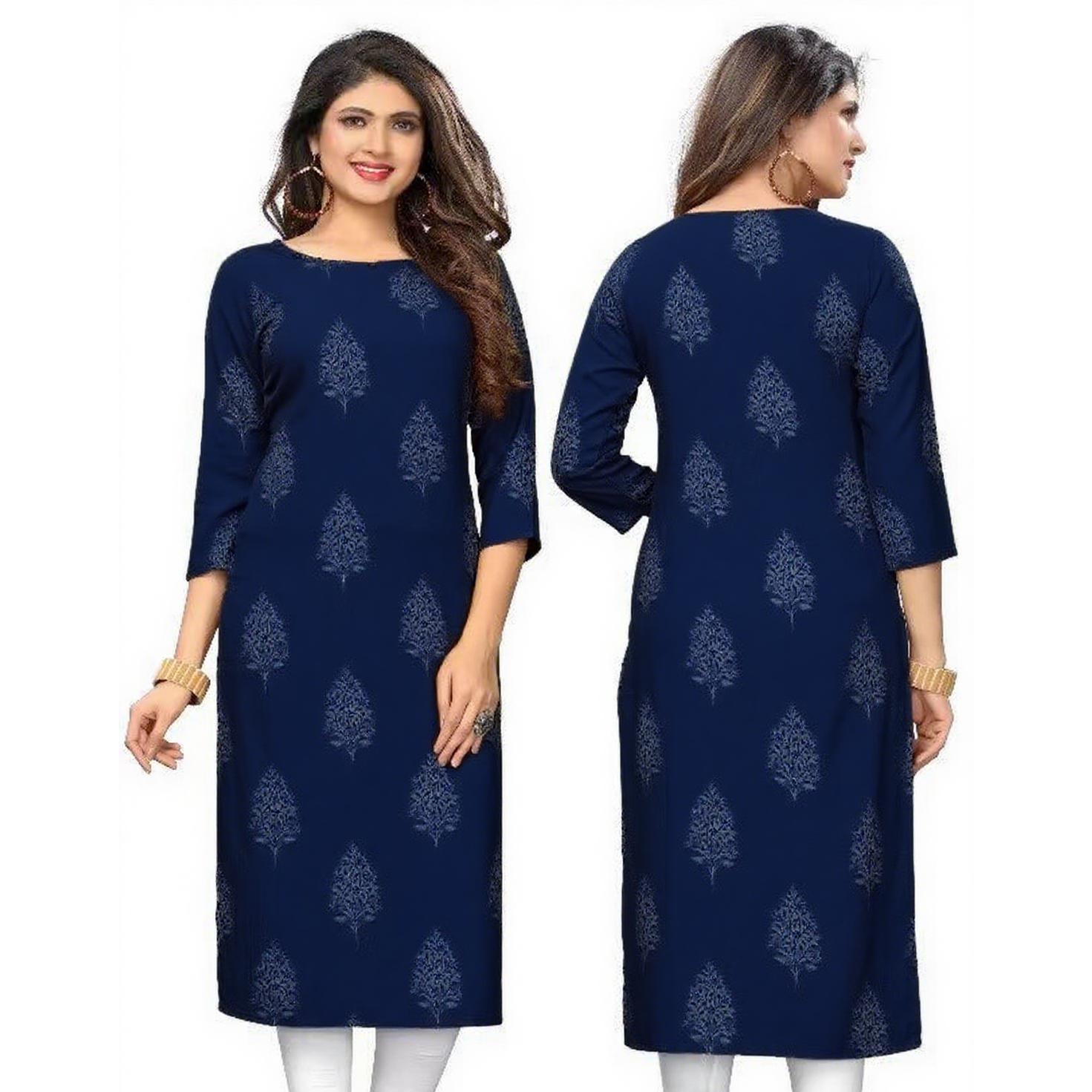 무슬림 쿠르트 여성 패션 편안한 민족 의상 모로코 여성 - Ethnic Fashion Kurtis 리뷰 및 가격