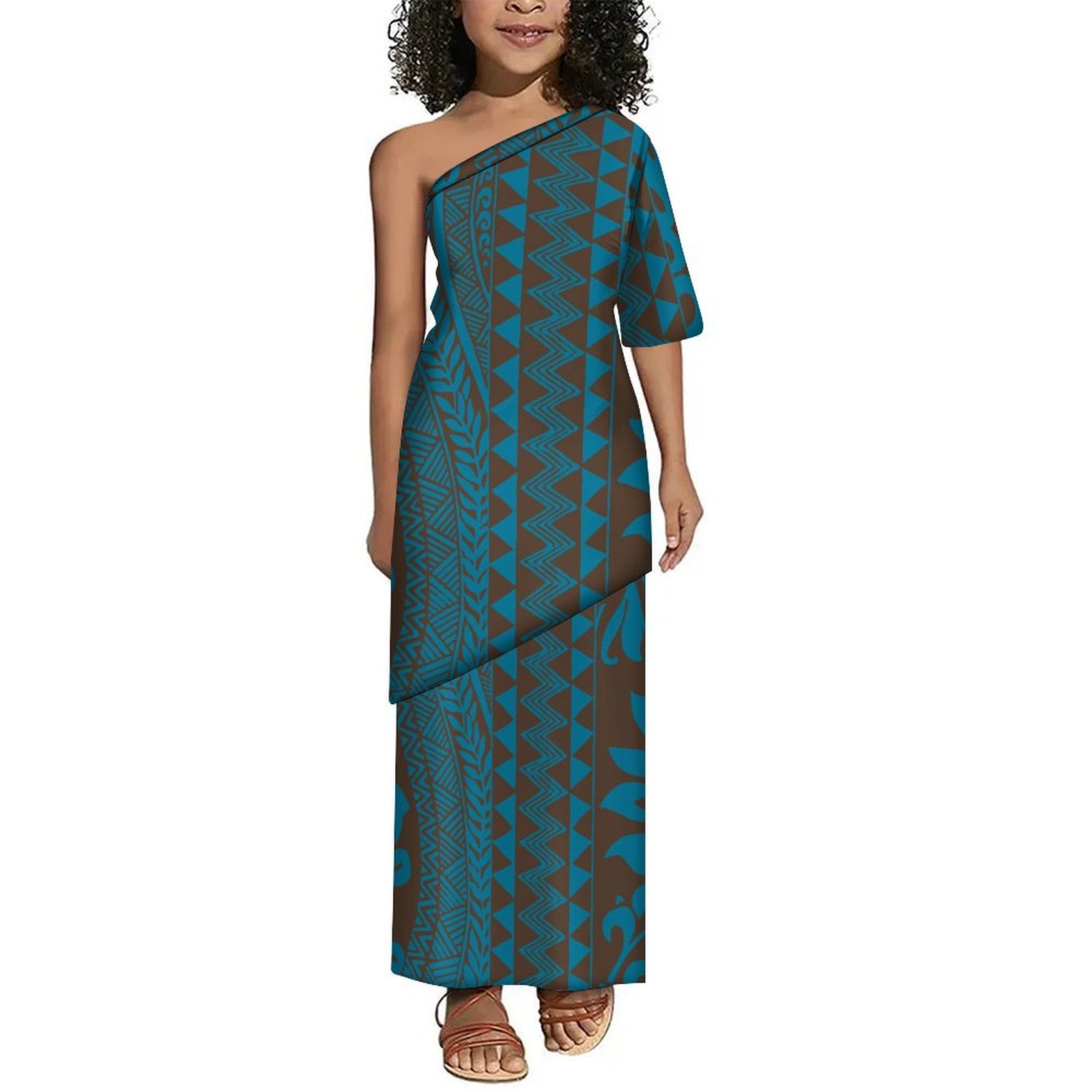 전통 부족 민족 스타일 맞춤 원피스 어린이 원피스, 새 - Ethnic Fashion Wear For Women 리뷰 및 가격