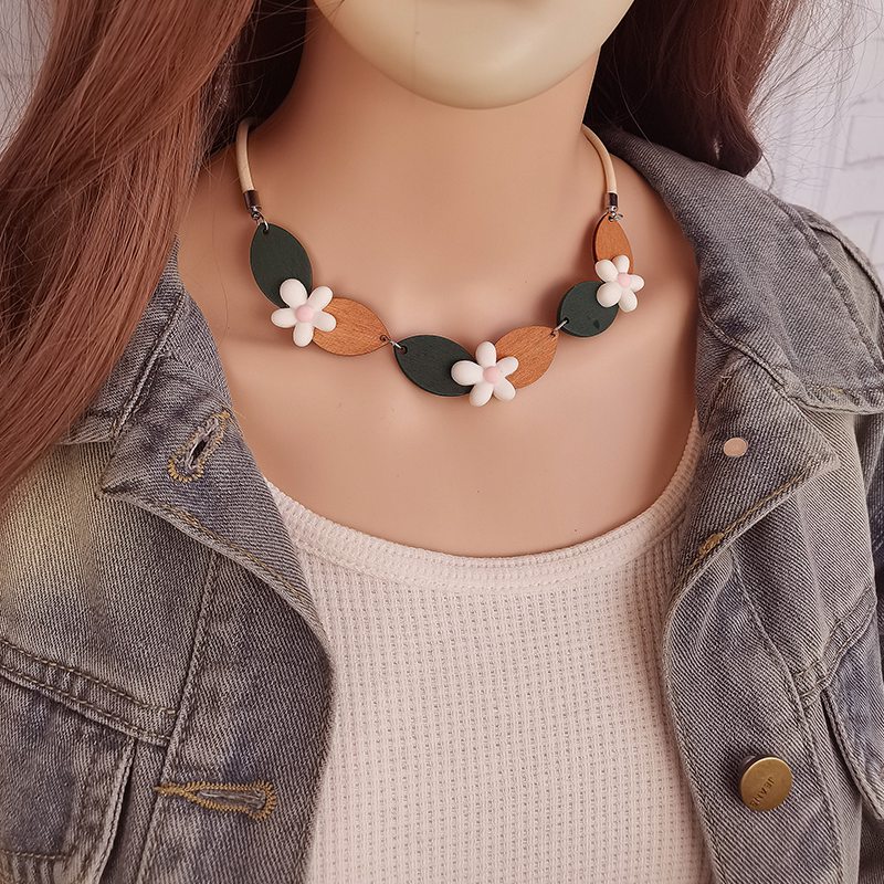 여성용 빈티지 송진 플라워 펜던트 목걸이, 보호 민족  - Ethnic Fashion Wear For Women 리뷰 및 가격